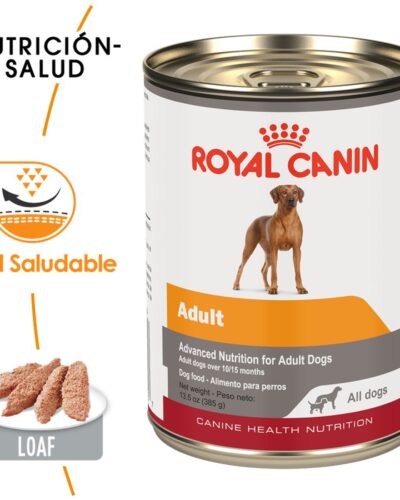 1 lata Royal Canin Perro Adulto Todas las Razas Receta Pollo, 385 g