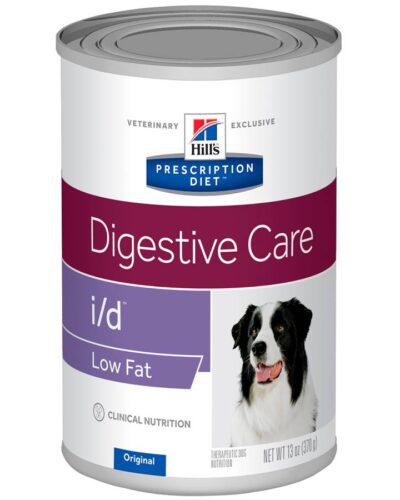 12 Latas Hill's i/d Low Fat Canine 350g.