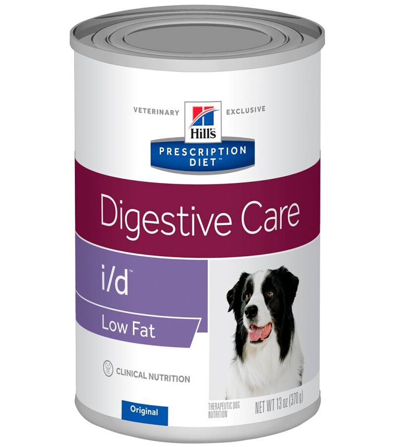 12 Latas Hill's i/d Low Fat Canine 350g.