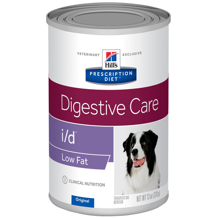 12 Latas Hill's i/d Low Fat Canine 350g.
