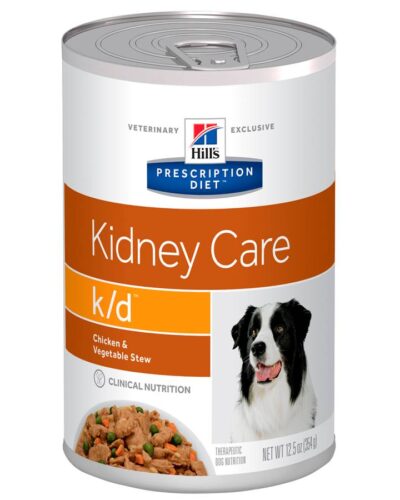 12 Latas Hill's K/d Canine Estofado (pollo y vegetales) 350g.