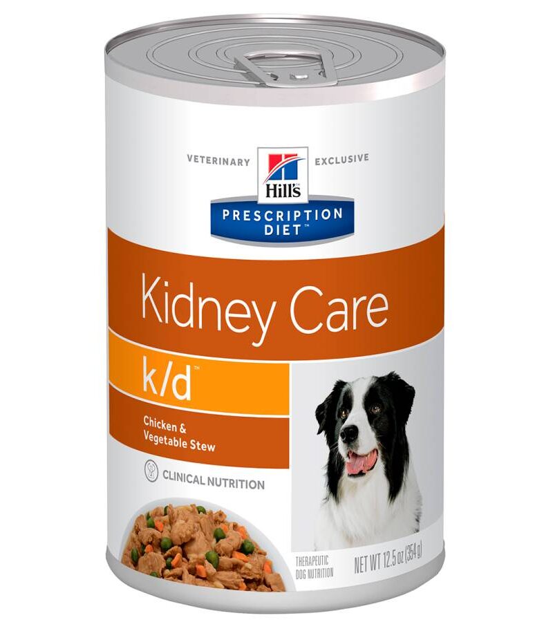 12 Latas Hill's K/d Canine Estofado (pollo y vegetales) 350g.
