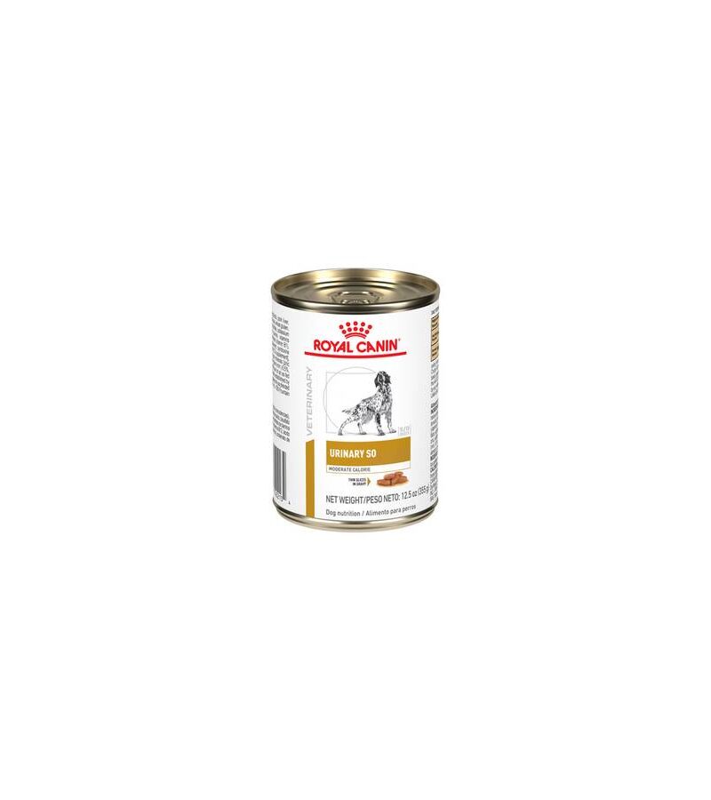 12 Latas Royal Canin Vet Urinary SO Moderate Calorie 385g