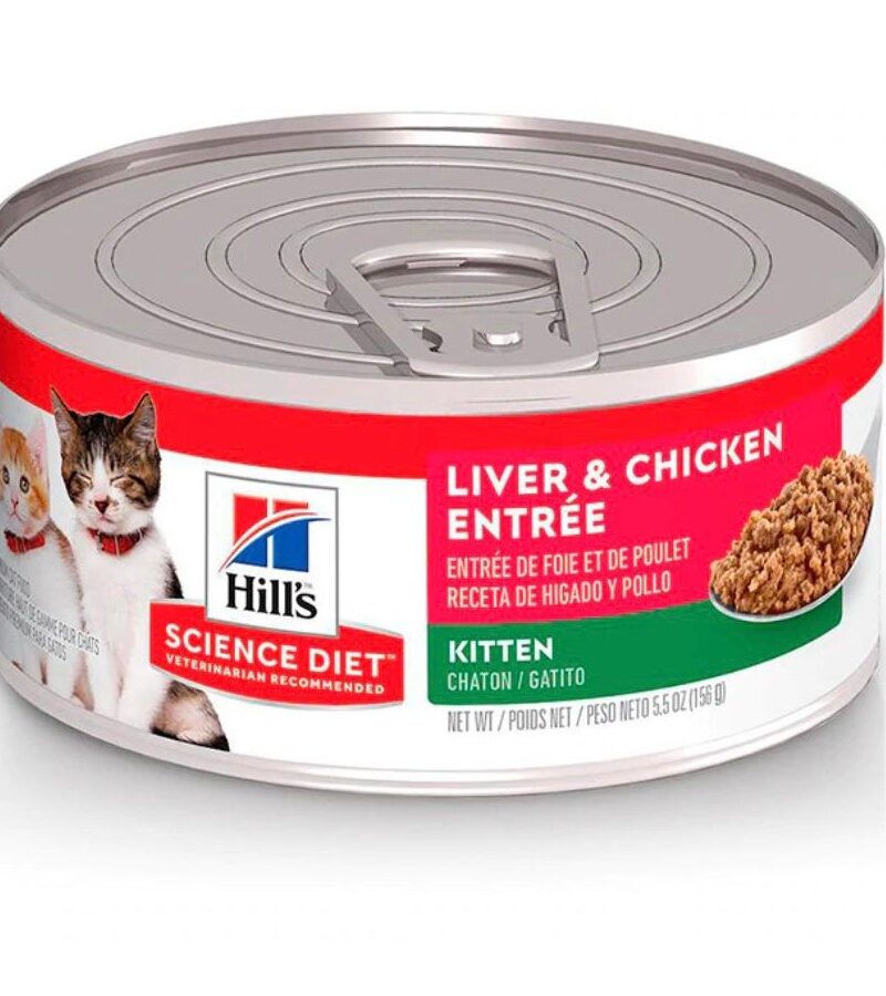 24 Latas Hill´s Science Diet Kitten Original 156 gr c/u