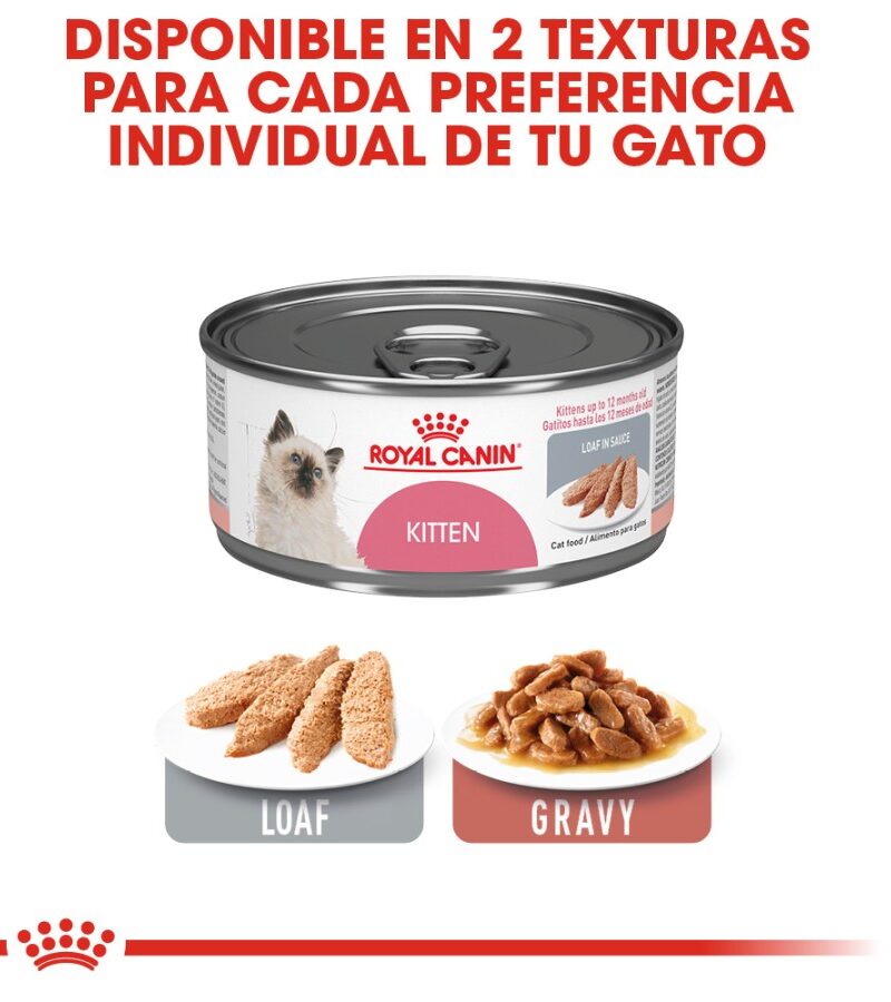 24 latas Royal Canin Kitten Gatito Receta Pollo, 145 g - Imagen 3