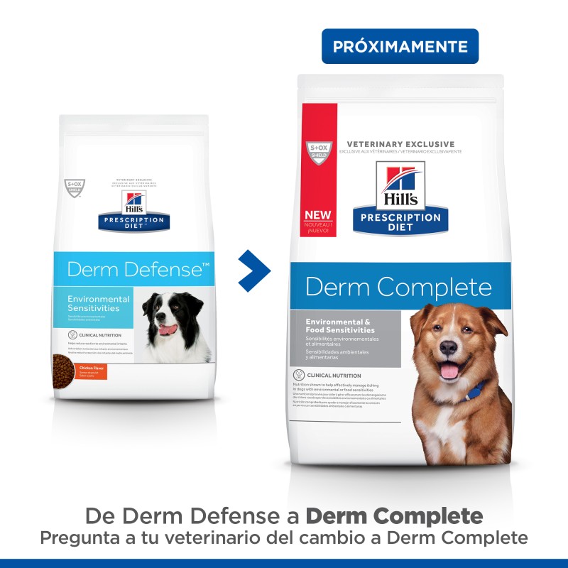 Hill's Derm Complete Canine 10.8Kg