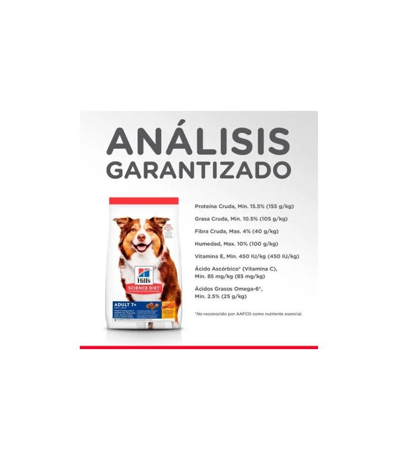 Hill's Science Diet Adult Mature 7+ 15kg - Imagen 3
