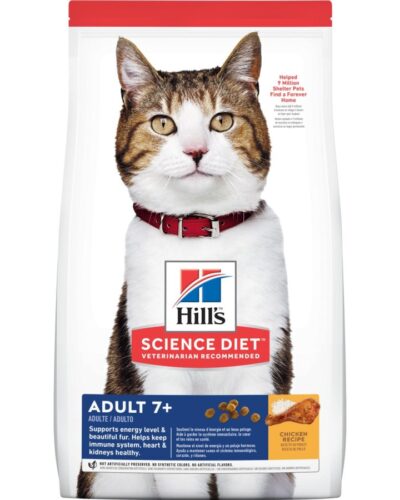 Hills Science Diet Gato Adulto 7+ Original Receta Pollo 7.3 kg