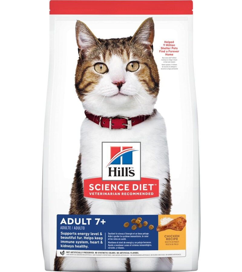 Hills Science Diet Gato Adulto 7+ Original Receta Pollo 7.3 kg