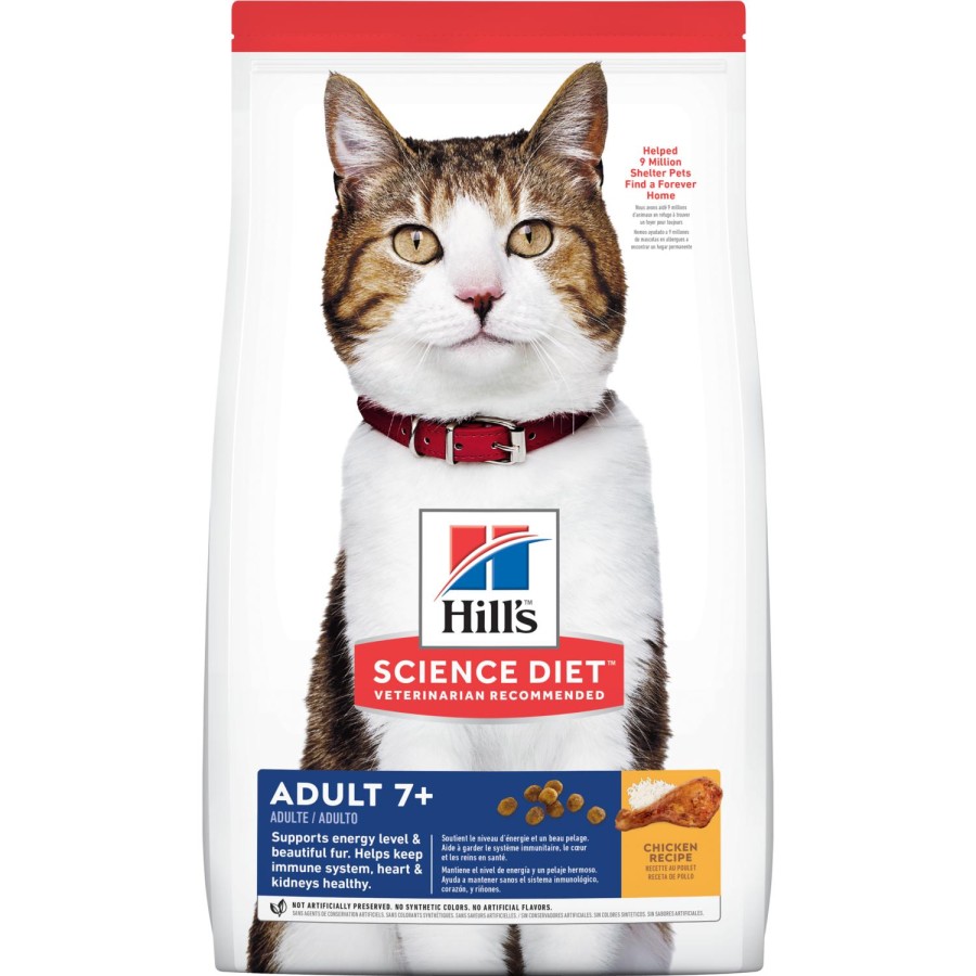 Hills Science Diet Gato Adulto 7+ Original Receta Pollo 7.3 kg