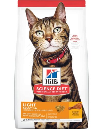 Hills Science Diet Gato Adulto Light Original Receta Pollo 7.3 kg