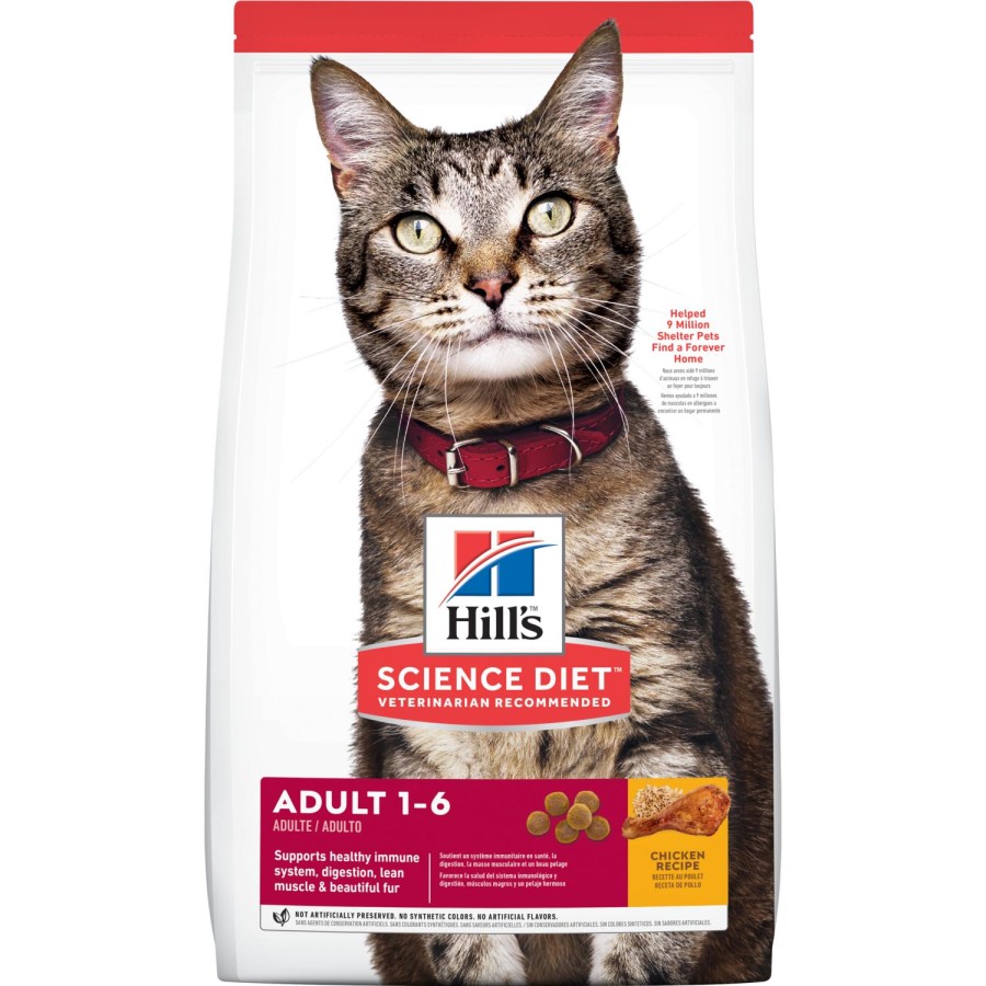 Hills Science Diet Gato Adulto 7+ Original Receta Pollo 1.8 kg