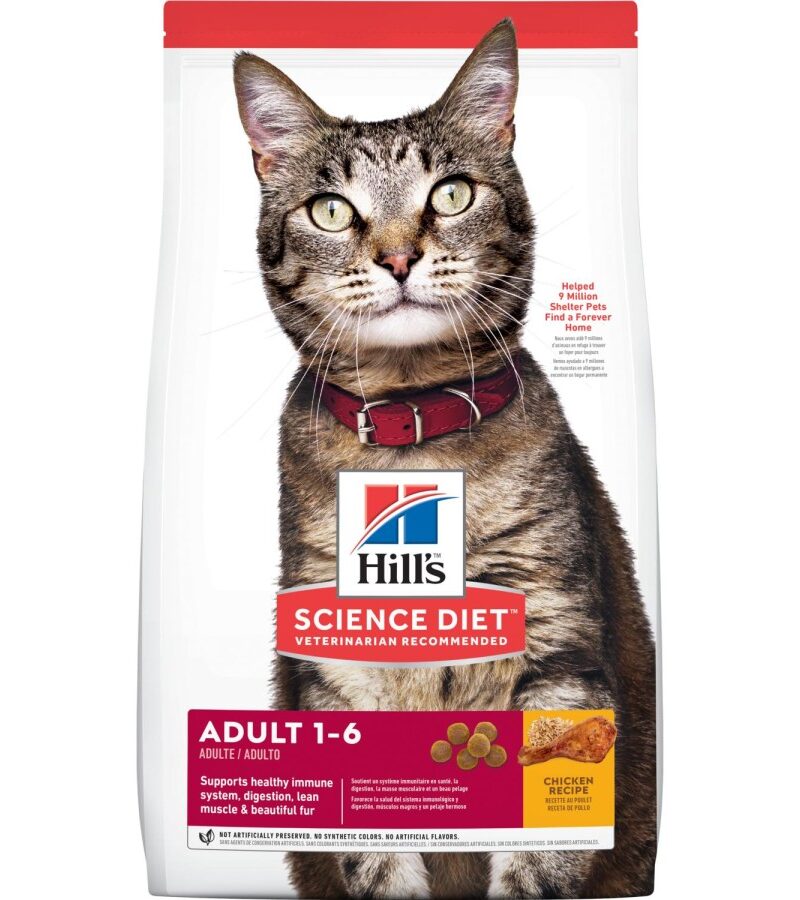 Hills Science Diet Gato Adulto Original Receta Pollo 1.8 kg