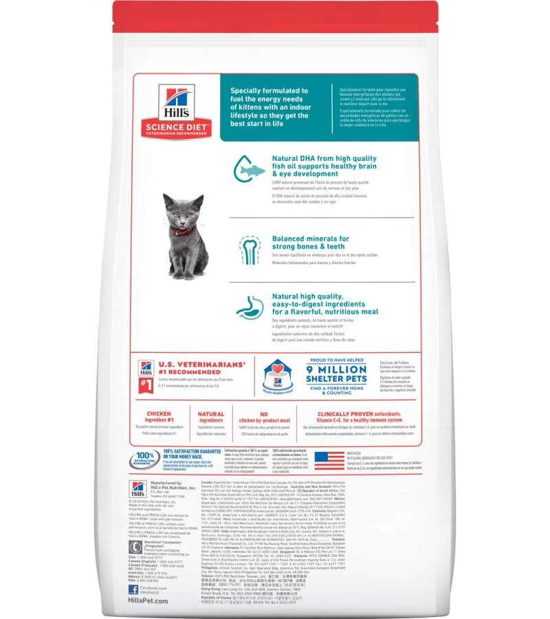 Hills Science Diet Kitten Indoor 3.2 kg - Imagen 2
