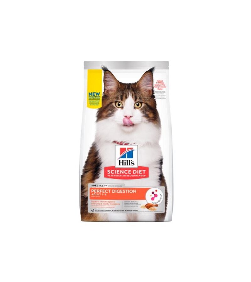 Hill's Science Diet Perfect Digestion Gato Adulto Receta Pollo 1.6 kg