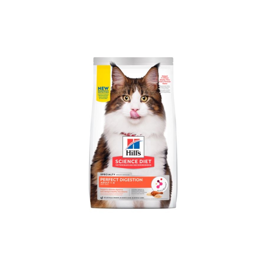 Hill's Science Diet Perfect Digestion Gato Adulto Receta Pollo 1.6 kg