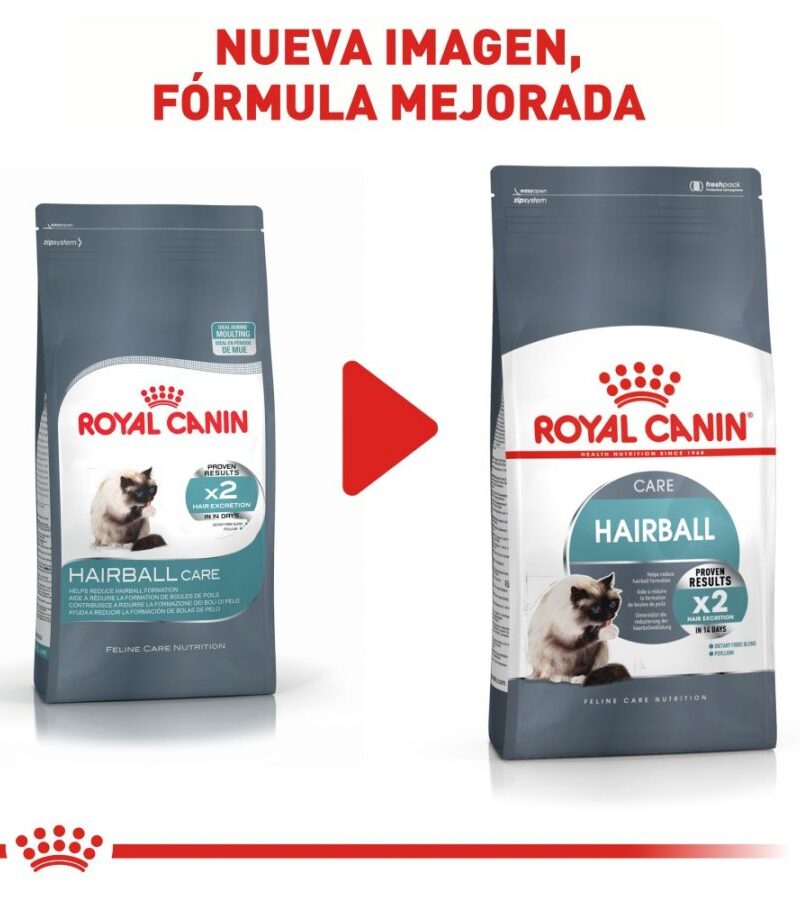 Royal Canin Hairball Gato Adulto Control Bolas de Pelo Receta Pollo, 2.7 kg - Imagen 5