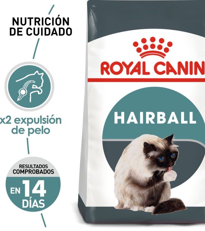 Royal Canin Hairball Gato Adulto Control Bolas de Pelo Receta Pollo, 2.7 kg