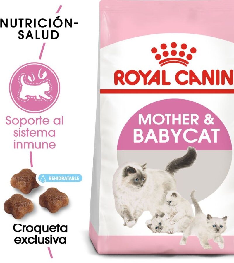 Royal Canin Mother Baby Cat Gato en Gestación/Lactancia/Destete Receta Pollo, 1.5 kg