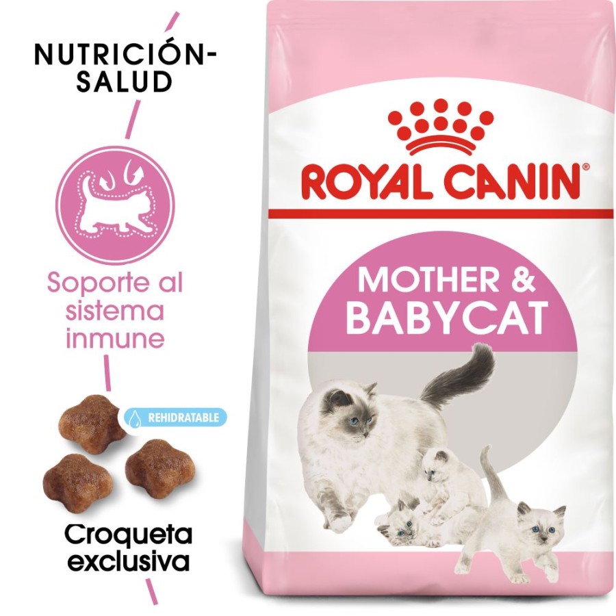 Royal Canin Mother Baby Cat Gato en Gestación/Lactancia/Destete Receta Pollo, 1.5 kg